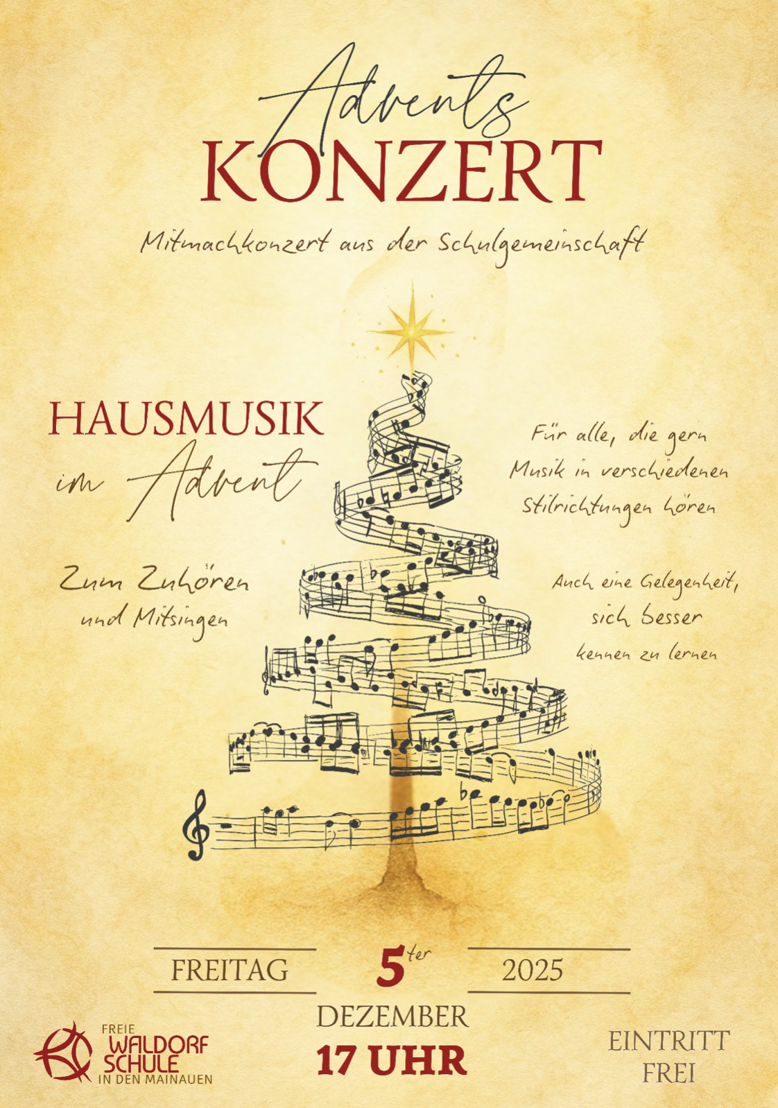 Plakat Adventskonzert