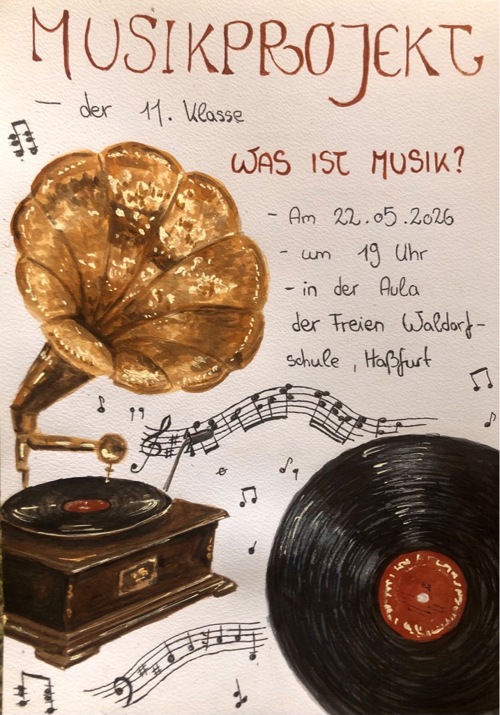 Plakat Musikprojekt 11. Klasse