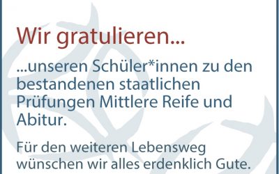 Gratulation zum Abschluss