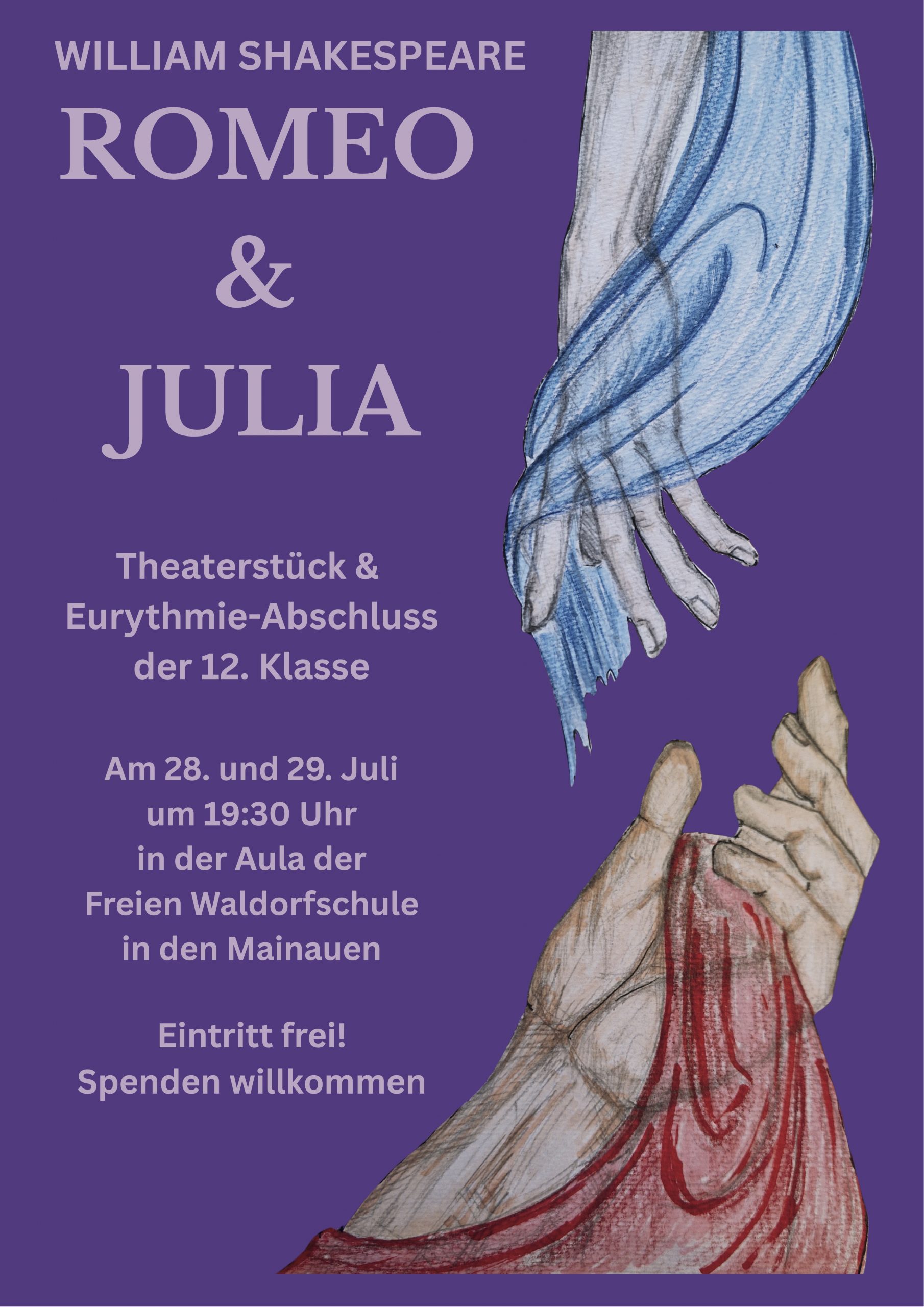 Plakat Romeo & Julia - 12. Klasse